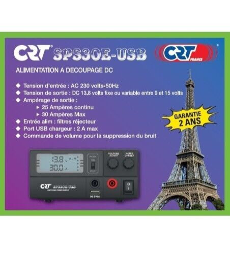Crt sps30e usb 30a switching - crt, sps30e-usb