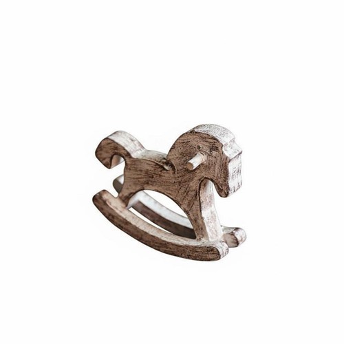Wooden rocking horse - wooden,
