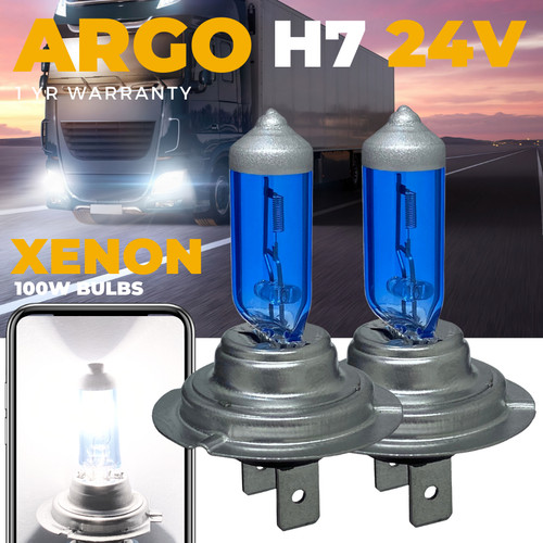 24v xenon white headlight - white,