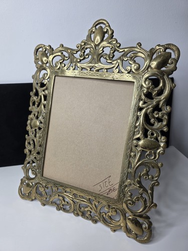 Large brass picture frame - brass,