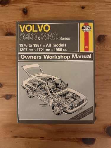 Haynes manual 715 volvo - 340, &