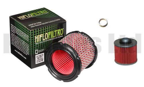 Flo air and oil filters - and,