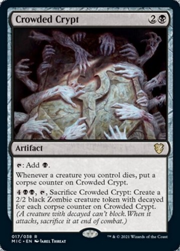 Crowded crypt commander - crowded, ~