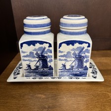 Tea Caddy Lid Jars w/Stand