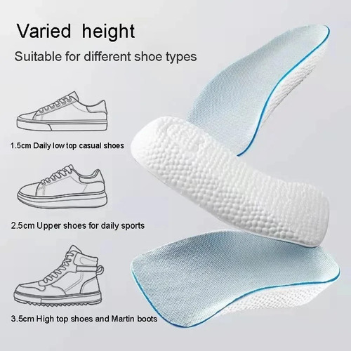 Shoe height increase insoles - shoe,
