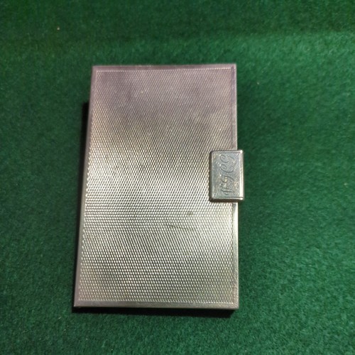 Sterling silver cigarette case - silver,