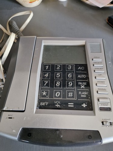 Old style office phone with - old,