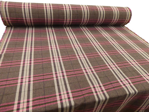 Purple pink tartan - &,