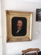 Large Old Portrait Painting