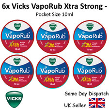 6x VICKS VAPORUB - FAST RELIEF