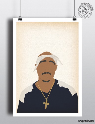 Tupac shakur minimalist hip - shakur,