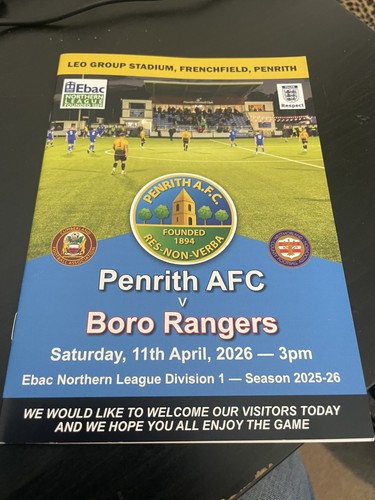 Penrith afc boro rangers - afc,