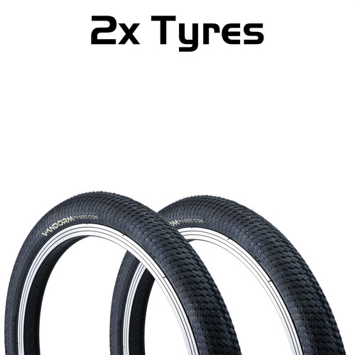 Pair bmx tyres - bmx,