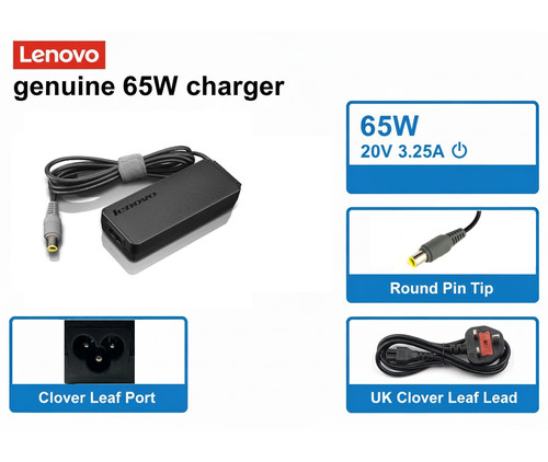 Lenovo round tip 65w - round, ac