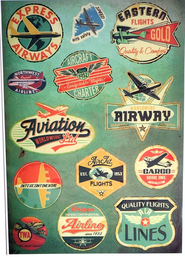 Aviation airlines vintage - airlines,