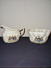 Nautilus Porcelain Leeds Crested China Two Pieces