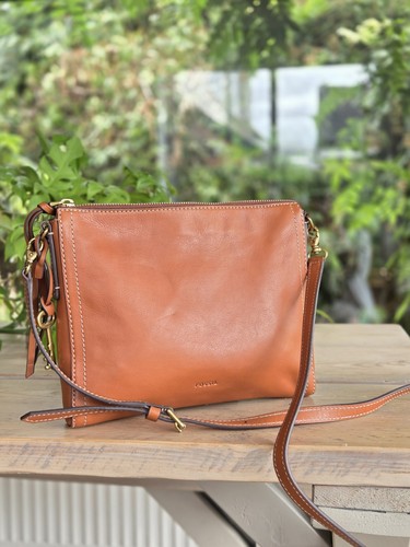 Fossil tan brown leather - fossil,