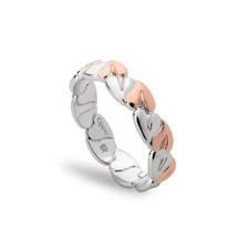 Clogau Welsh Silver & 9ct Rose