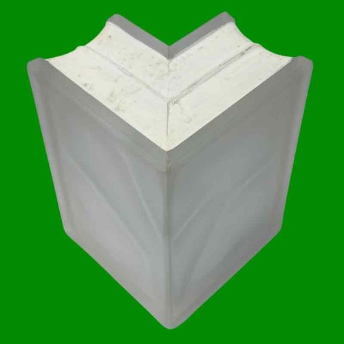 Angled frosted wavy glass - angled,