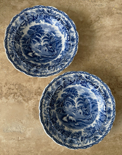 Booth blue white british - blue,
