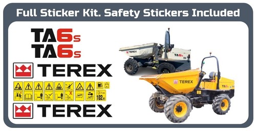 Terex ta6s dumper full - ta6s, sticker