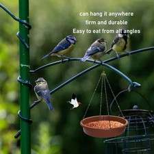 (Brown)Bird Bath Hanging Bird