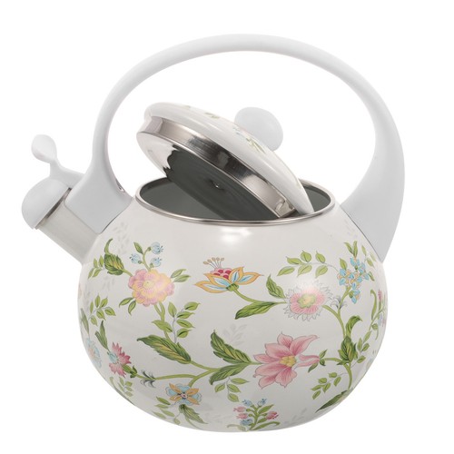 Retro whistling kettle enamel - ,