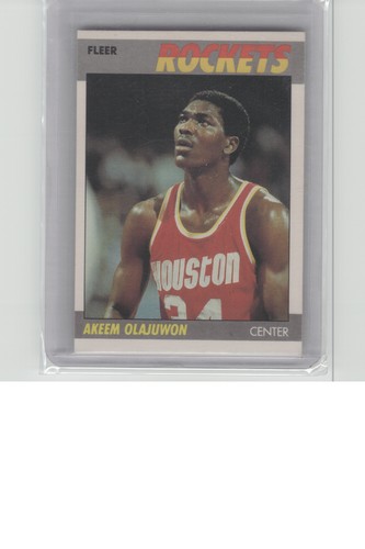 1987 fleer 80 akeem - 1987-88,