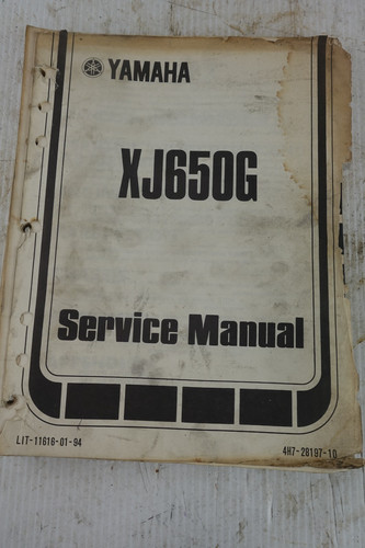 Yamaha xj650g oem owners - xj650g,