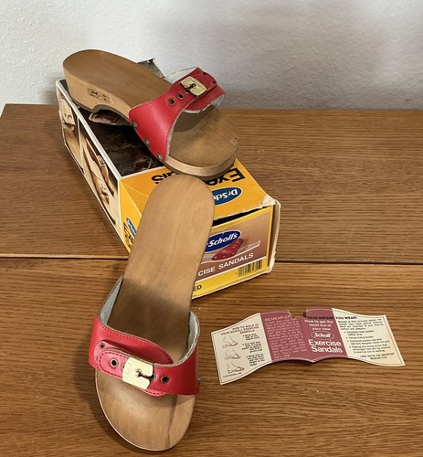 Vtg scholls exercise red - dr,