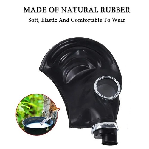 Latex gas mask - latex, cosplay