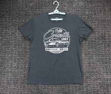 1963 Corvette T-Shirt Adult Large Gray Chevrolet Stingray GM Official Merch USA