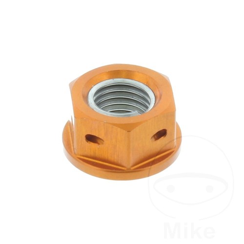 Sprocket nut m10x1 25mm alu - m10x1.25mm,