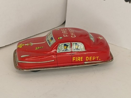 Vintage tin toy japan - japan, fire