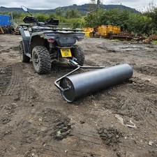 Heavy-Duty Towable Lawn Roller for ATV/Garden Tractor - Water/Sand Fillable