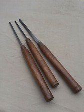 Vintage Turning Chisels X 3 - 2 X Sorby & 1 Stormont