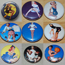 PIN UP GIRLS Button Badge 25mm