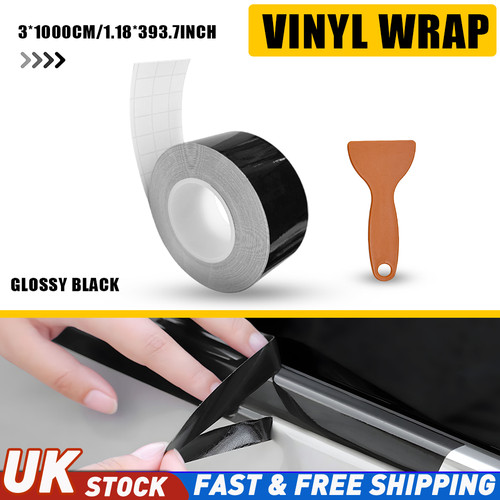 Gloss black car vinyl tape - gloss,