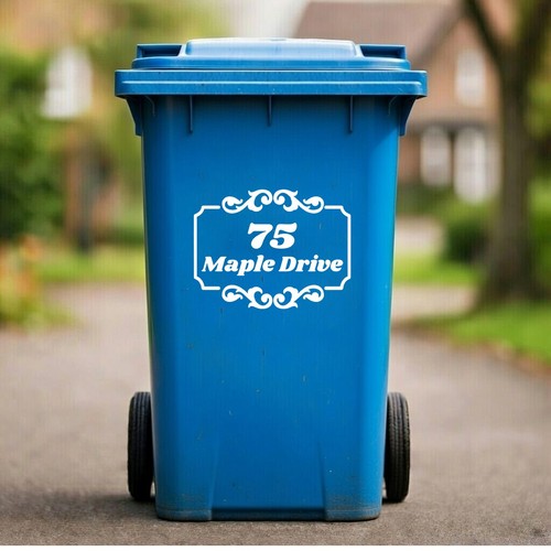 Bin stickers custom - bin,