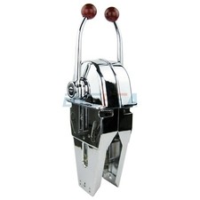 Boat Dual Control Lever Top Mount Marine Engine Throttle Motor Handle Zinc Alloy