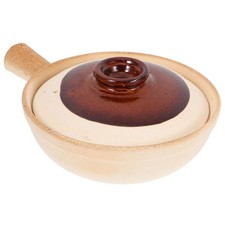  Ceramic Stock Pot With Lid Terracotta Pan Stew Pots Cooking Casserole Dishes