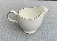 Pure White With Gold Rim  Bone