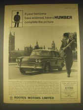 1962 Humber Super Snipe Saloon Ad - If your horizons have widened