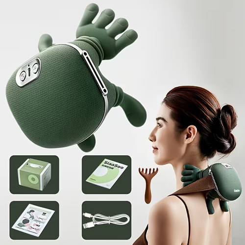 Heated neck shoulder massager - heated,