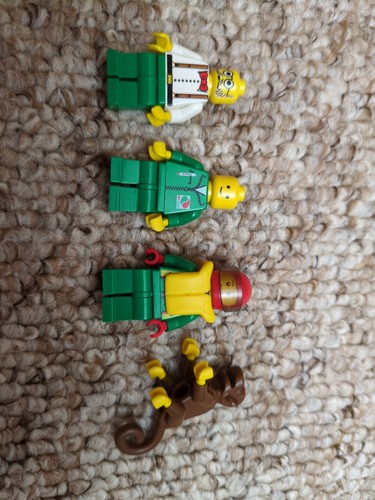Lego figures and monkey - lego,