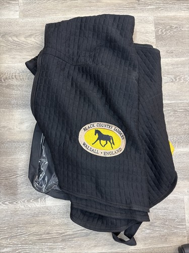 Black country saddles - black, 6’