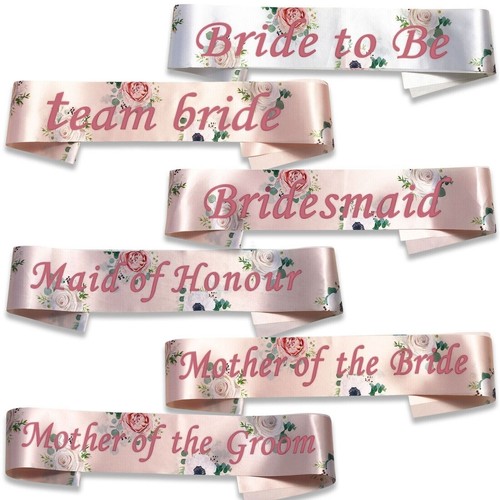 Hen party sashes team bride - hen,