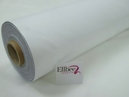 White thermal blackout curtain - white,
