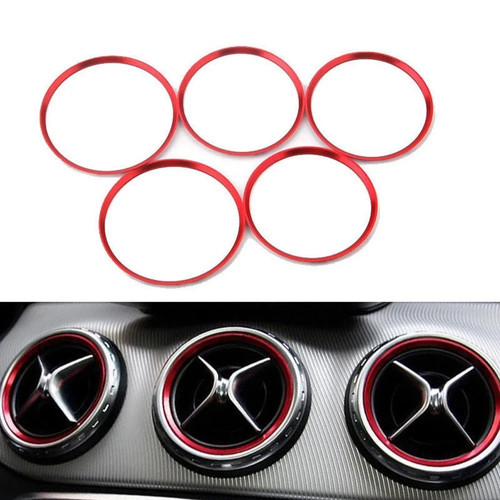 Red air vent rings for - rings,