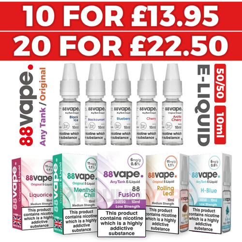 Vape liquid 10ml all - 88,